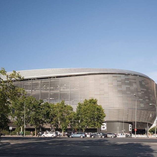 La remodelación del Santiago Bernabéu está por completarse