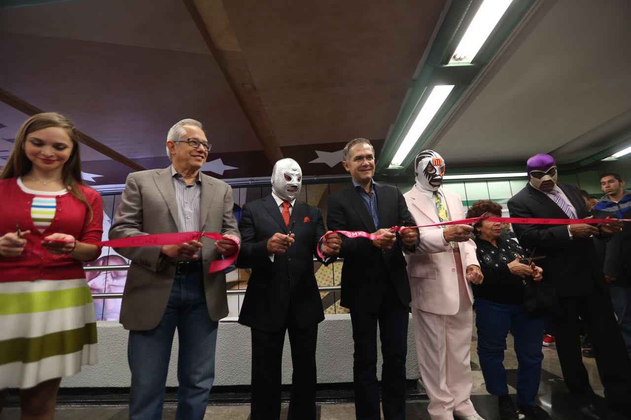 Inauguran primera estación emblemática del Metro