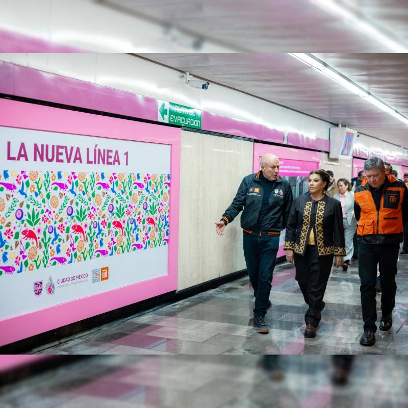 Se estima que la renovación del tramo Juanacatlán-Observatorio de la Línea 1 del Metro concluya en noviembre