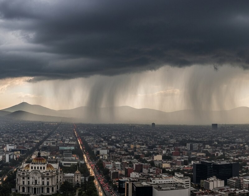 Lluvias ponen a prueba la vivienda autoproducida en México