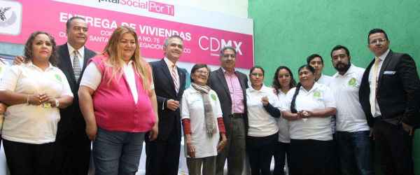 Gobierno de la CDMX entrega viviendas a trabajadores del campo - MANCERACASAS