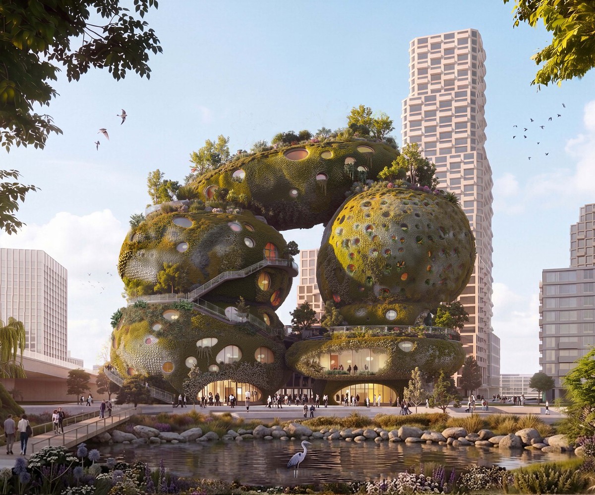 MVRDV diseña laboratorio vivo de sostenibilidad en Róterdam
