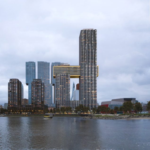 MVRDV redefine la densidad urbana de Róterdam con The Sax