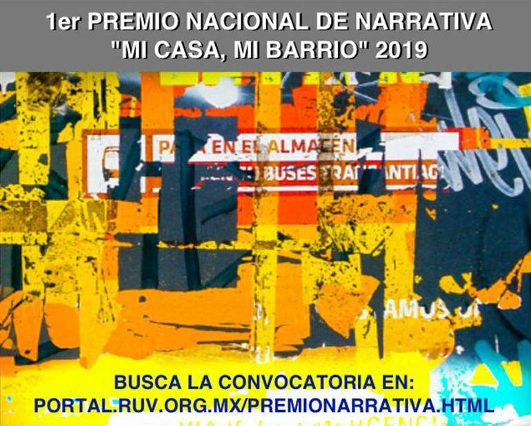 Convocan a Primer Premio Nacional de Narrativa ‘Mi Casa, Mi Barrio’