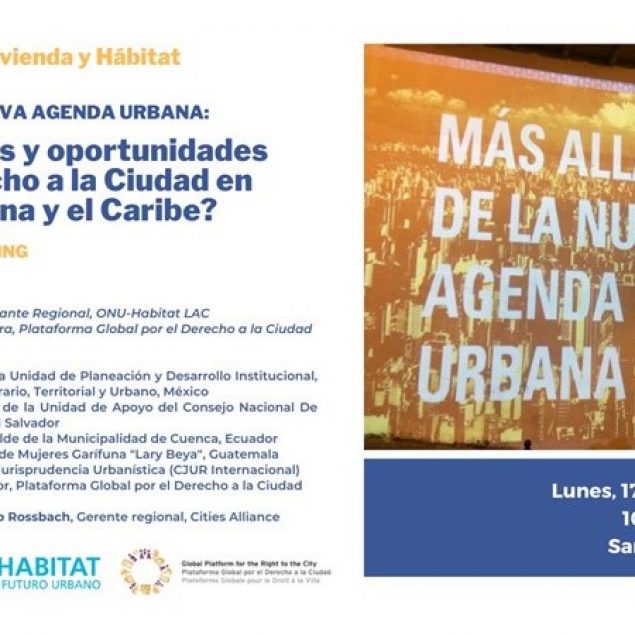 ONU-Habitat invita al IV Foro LAC de Vivienda y Hábitat