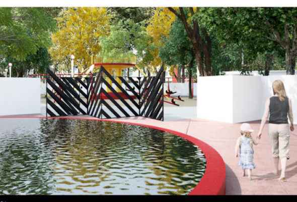 Recuperarán esencia de parque proyectado por Luis Barragán - Parque Rojo
