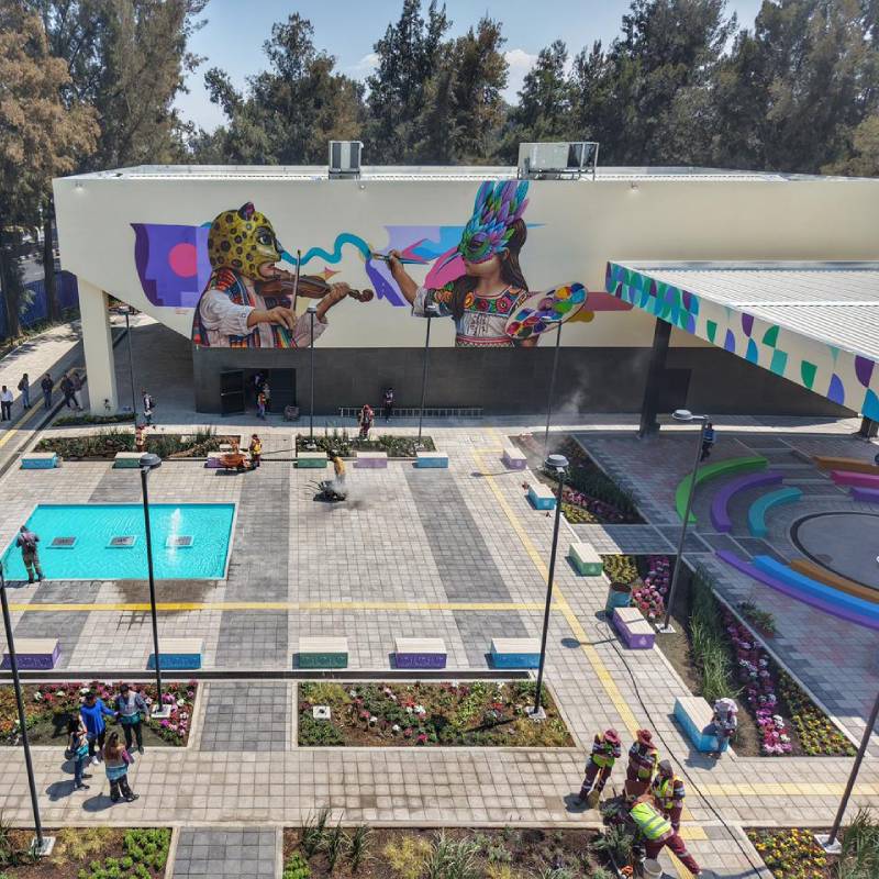 Utopía Mixiuhca cuenta con servicios gratuitos y espacios comunitarios bajo un modelo de urbanismo social en la CDMX