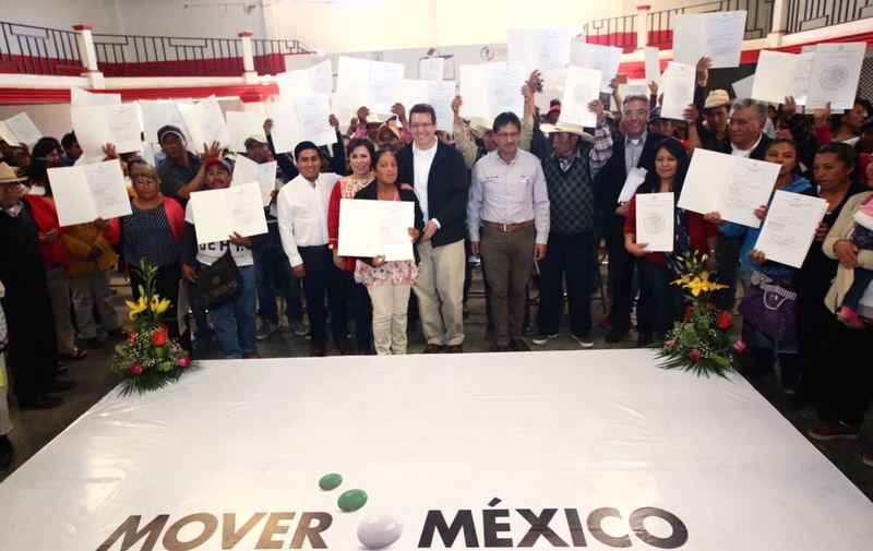 Al cierre de 2016, Sedatu entregó 1,073 Cuartos Rosas en Tlaxcala
