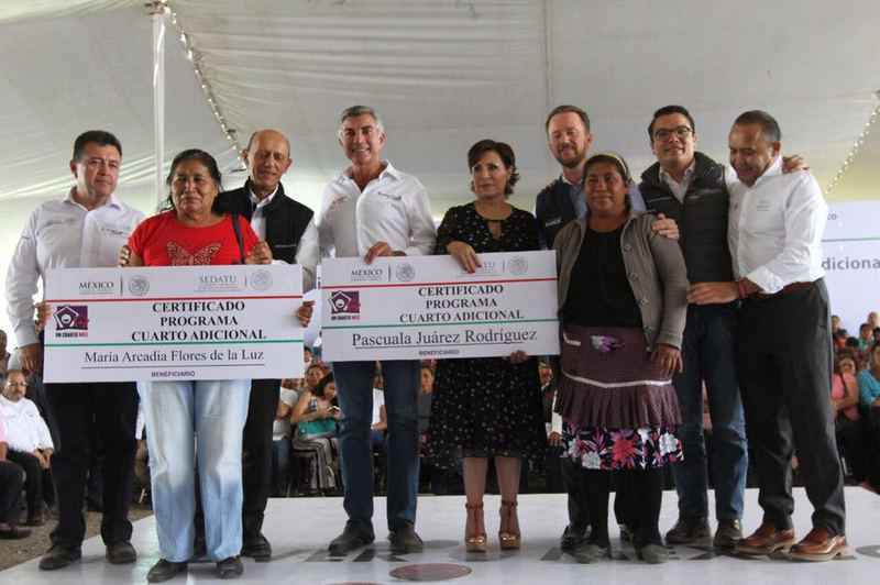 Sedatu ha desarrollado 13,000 Cuartos Rosas en Puebla