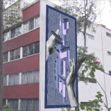 Realizan mural ‘Alquimia Social’ en edificio de Tlatelolco
