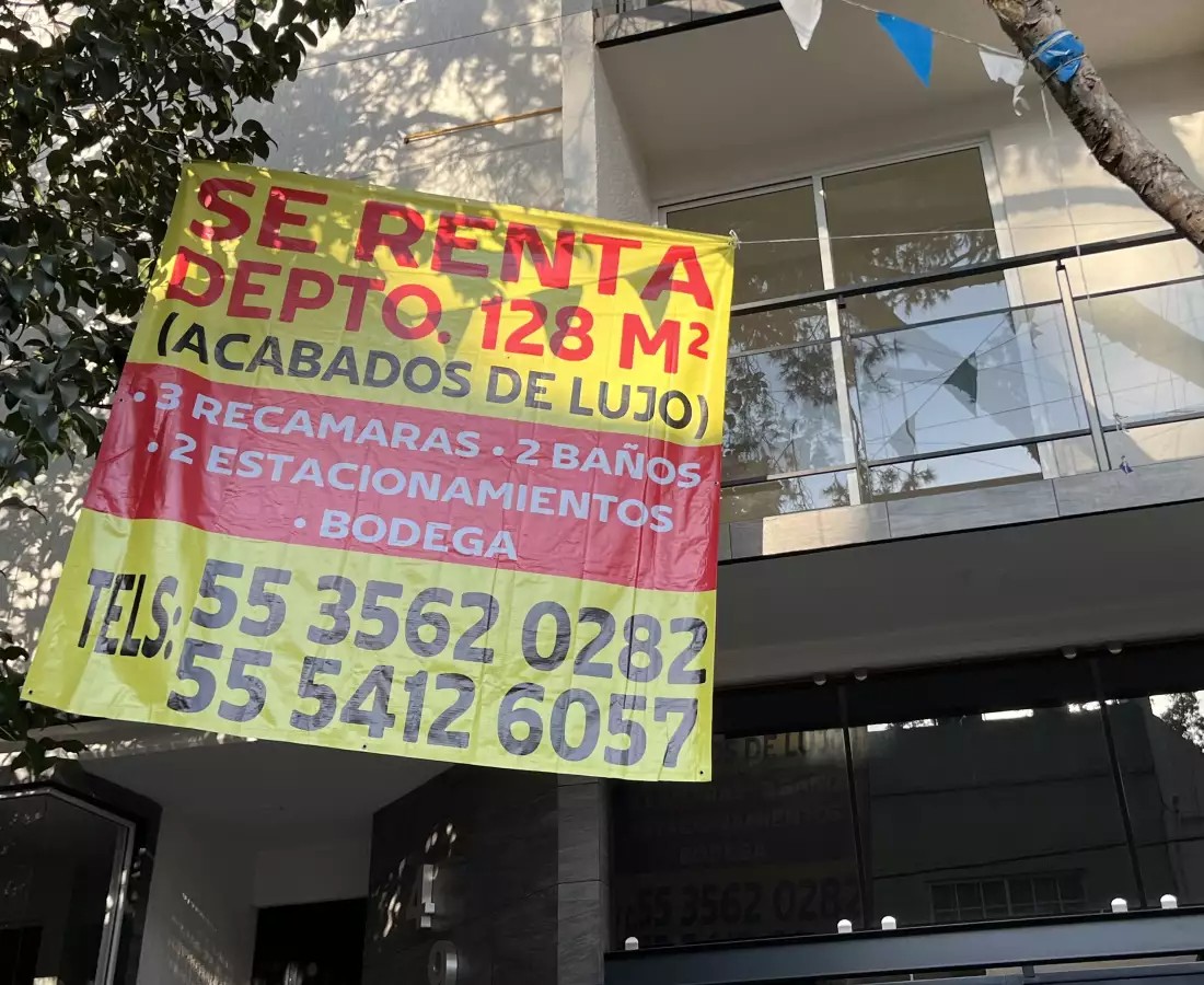Rentas crecen hasta 23% en la ZMCDMX; el poniente a la cabeza