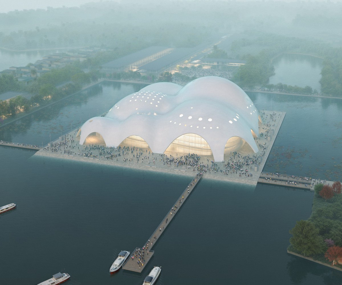 Renzo Piano diseña una sala de ópera sobre el agua en Hanoi