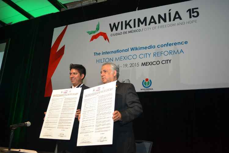 Firma Sectur Convenio de Colaboración con Wikimedia - SECTUR