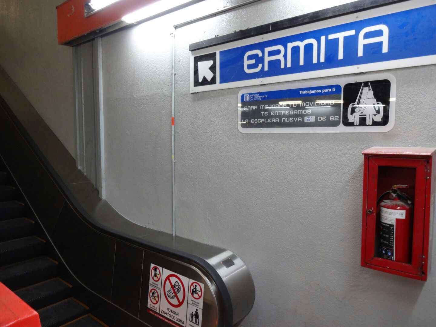 Estrena Metro 3 escaleras eléctricas en las Líneas 2 y 7 - STC 21