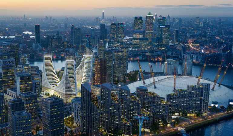 Santiago Calatrava diseña proyecto para transformar la península de Greenwich