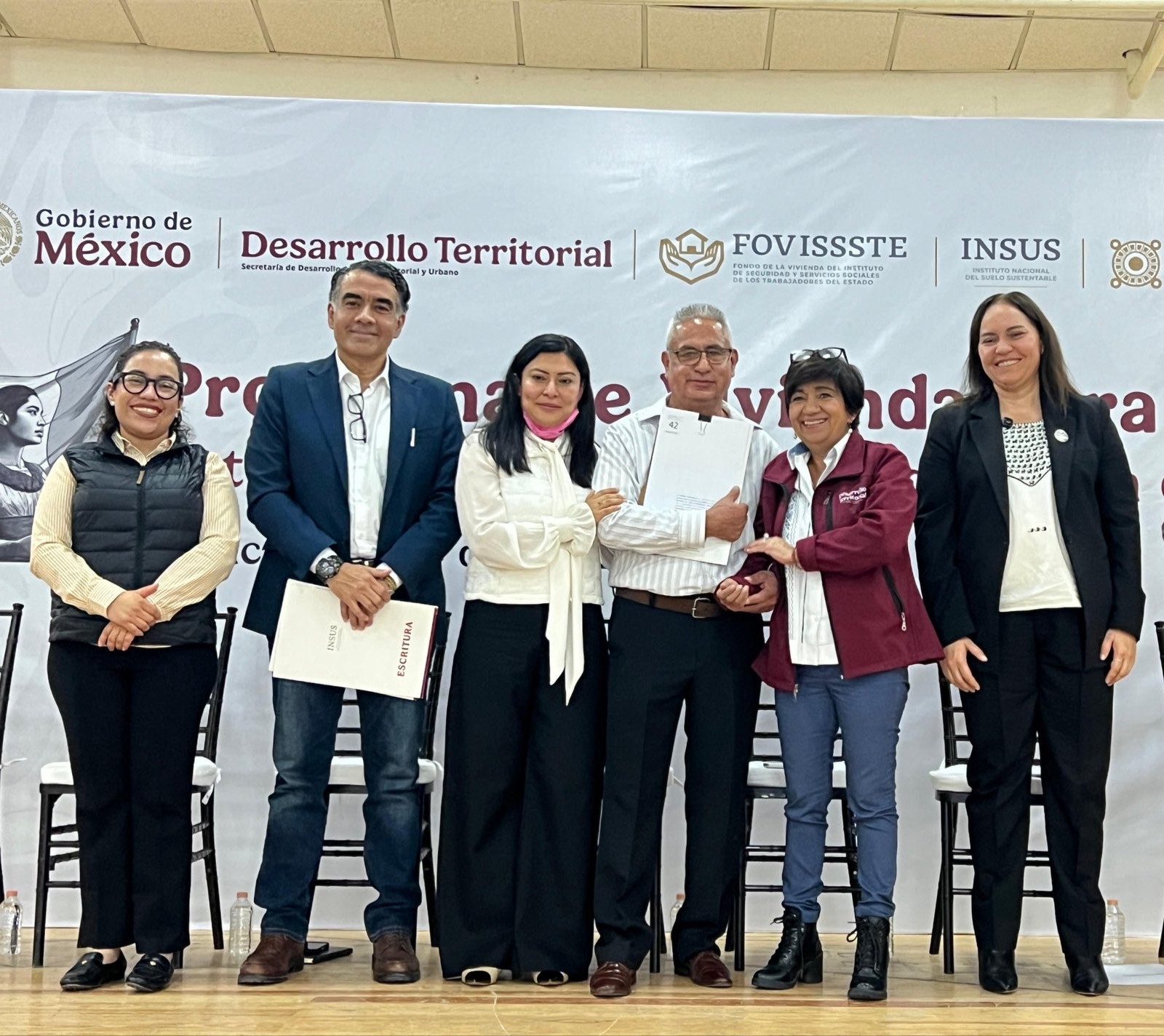 Sedatu, Insus y Fovissste fortalecen certeza jurídica en Chalco