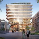 UNStudio diseña edificio de acero 100% reciclado en Luxemburgo