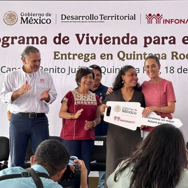 Vivienda para el Bienestar registra un avance del 70% en Quintana Roo, con más de 57,000 viviendas contratadas de una meta de 76,200