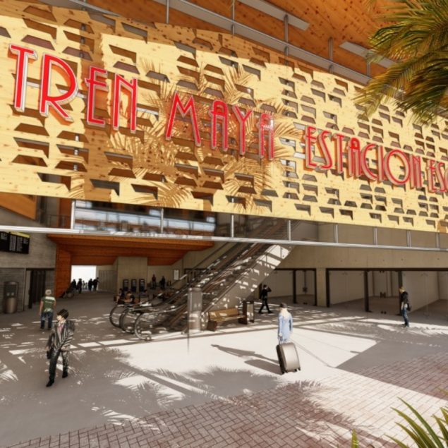 Presentan diseño conceptual para la estación del Tren Maya en Escárcega