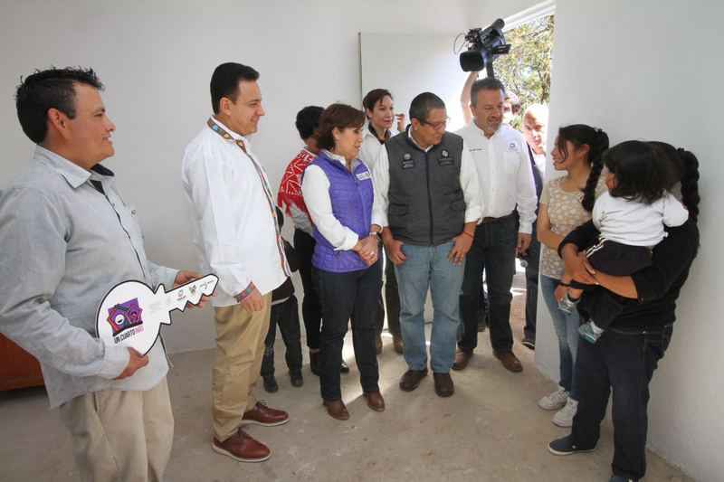 Sedatu ha entregado más de 25,000 Cuartos Rosas en Hidalgo