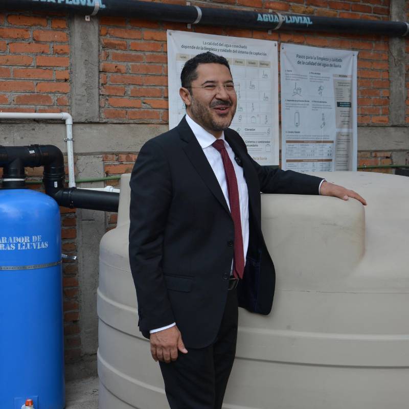 Captación pluvial: GCDMX instaló 2,200 sistemas en escuelas