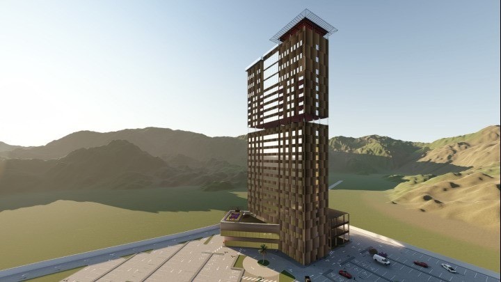Invertirán 200 mdp en proyecto Comuna Tower en SLP - comunatower rendering full cgrupo infinite