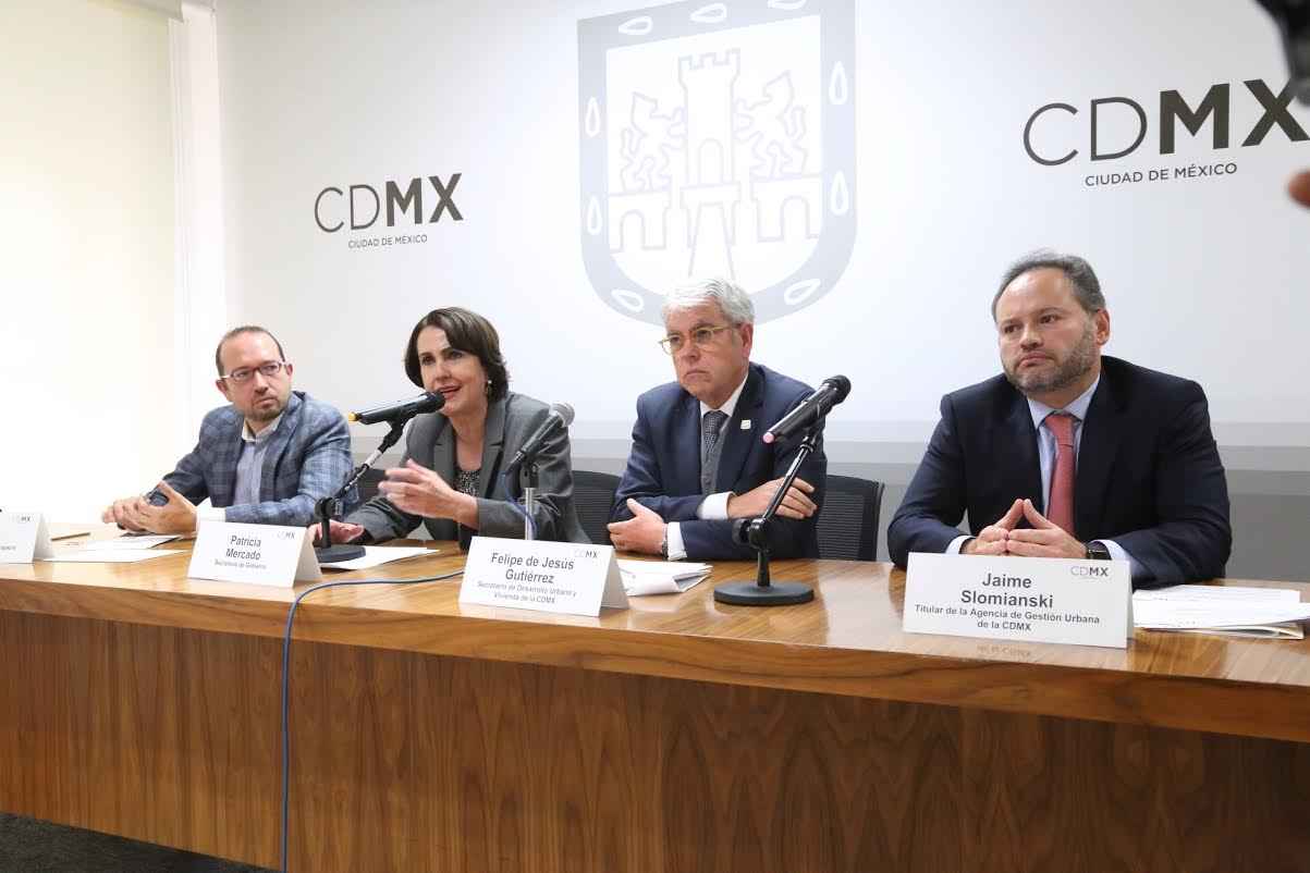 Informan sobre proyectos en espacios públicos de la CDMX