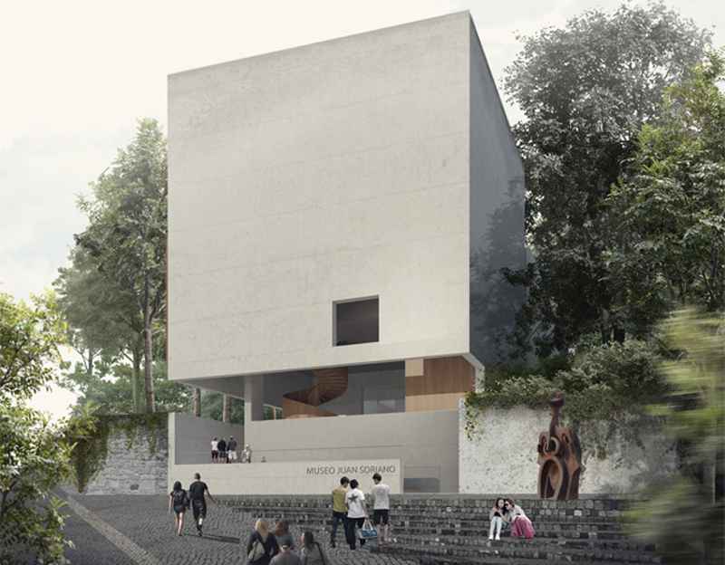 Museo Juan Soriano, innovación arquitectónica - fachada
