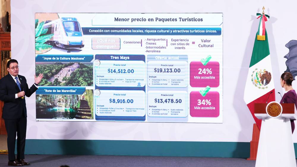 Tren Maya lanza paquetes turísticos