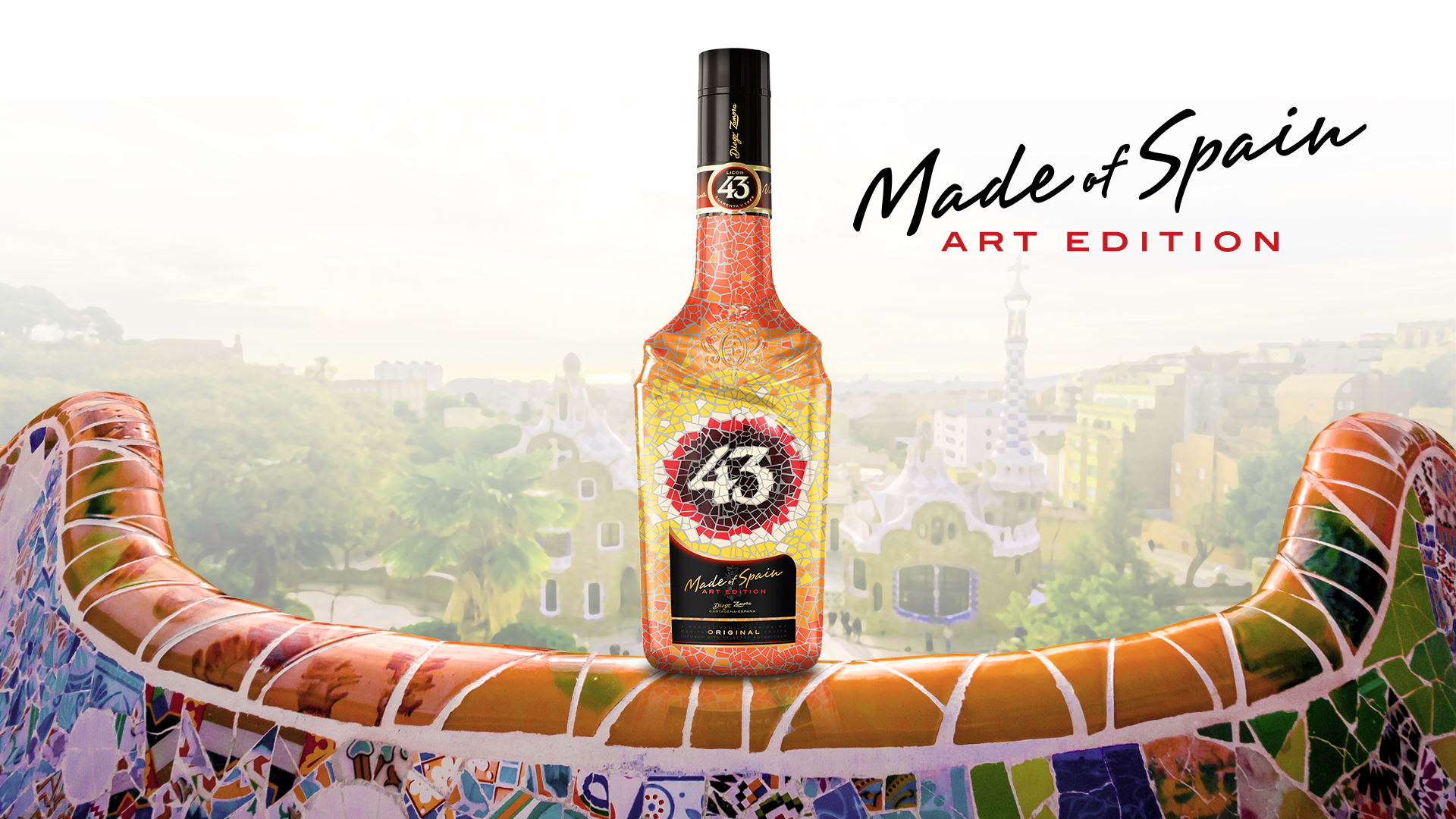 Licor 43 lanza su primera edición limitada dedicada a Antonio Gaudí - l43 original product art edition final pack sm