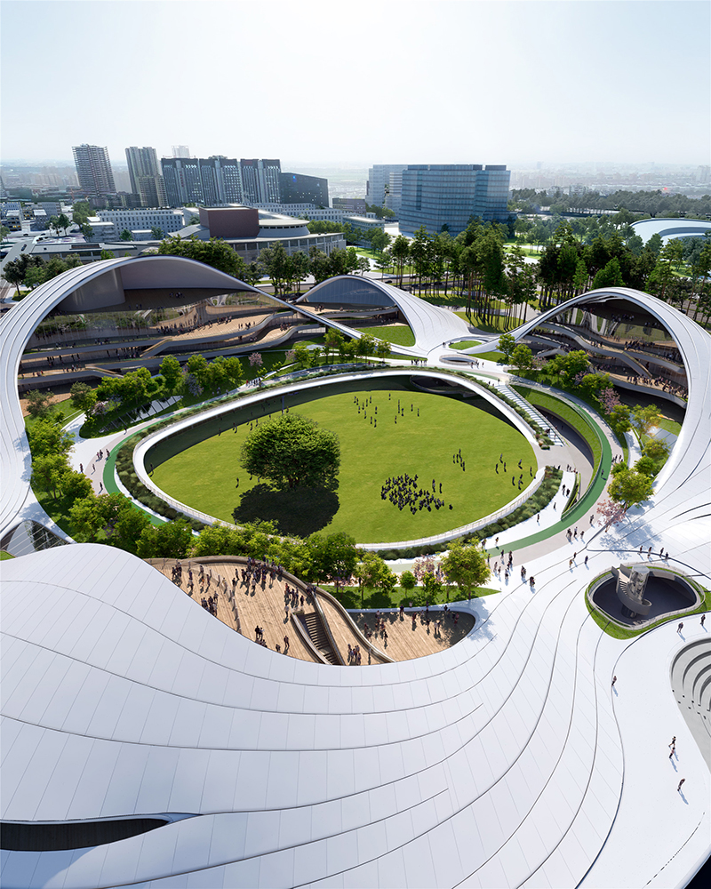 MAD Architects revela diseño del centro cívico de Jianxing, China - mad architects 1