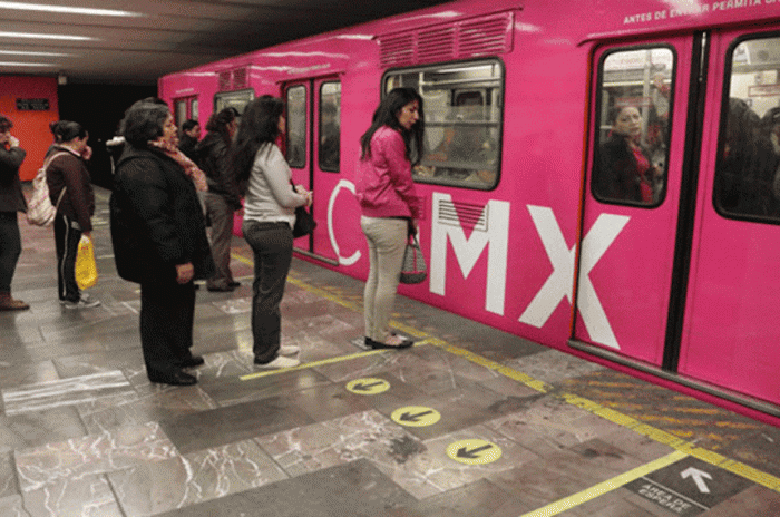 Línea 8 del metro podía llegar a Santa Martha - metro vagon mujeres