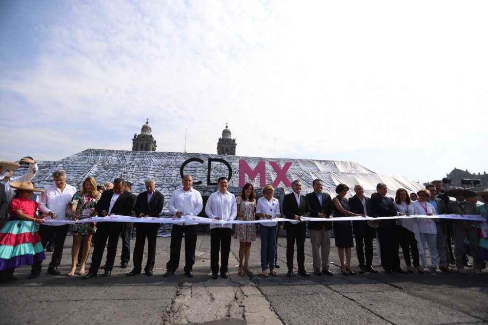 Inauguran "México en el corazón de México" Centro Urbano
