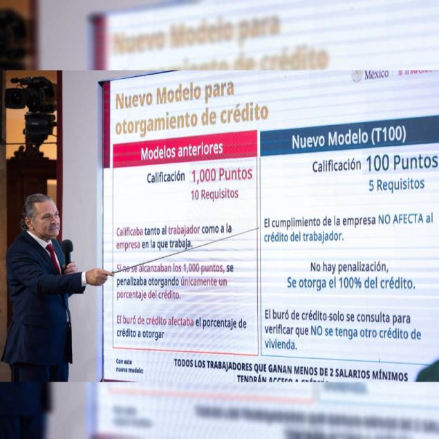 Infonavit otorgará créditos a partir de 100 puntos