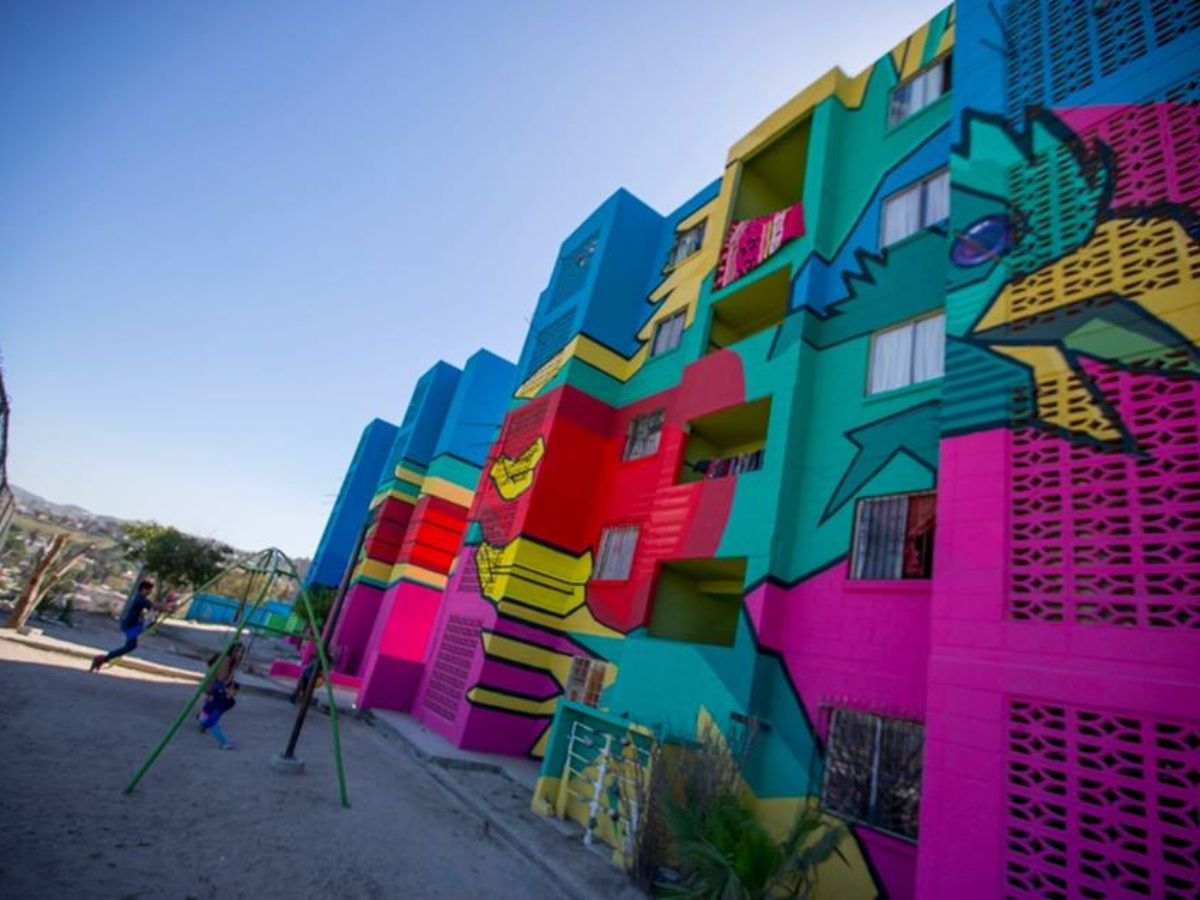 Continúa realización de mural monumental en Tijuana