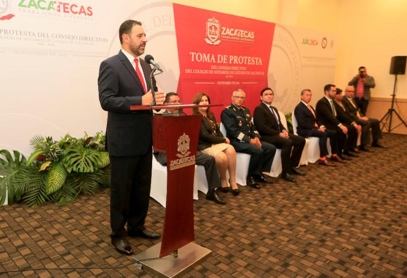 Notarios de Zacatecas renovó su Consejo Directivo