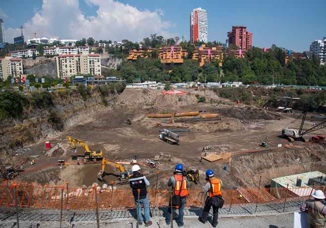 Avanza construcción de Tren México-Toluca: SCT - obras trenmexicotoluca santafe20170502094647