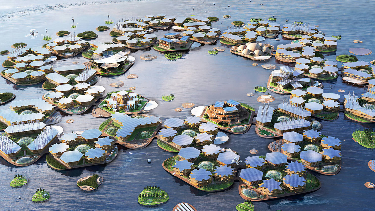Así será la primera ciudad flotante y sostenible del mundo - oceanix busan