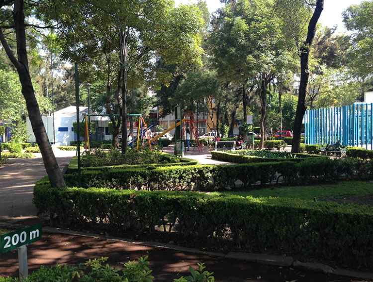 Vecinos construyen foro en parque de la delegación Benito Juárez - parque colonia moderna 01