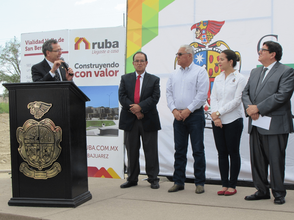 Unen esfuerzos Ruba y Sadasi para mejorar infraestructura en Cd. Juárez