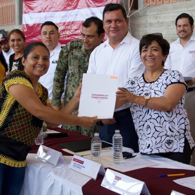 Invierte Sedatu 130 mdp en mejoramiento urbano del Istmo de Tehuantepec