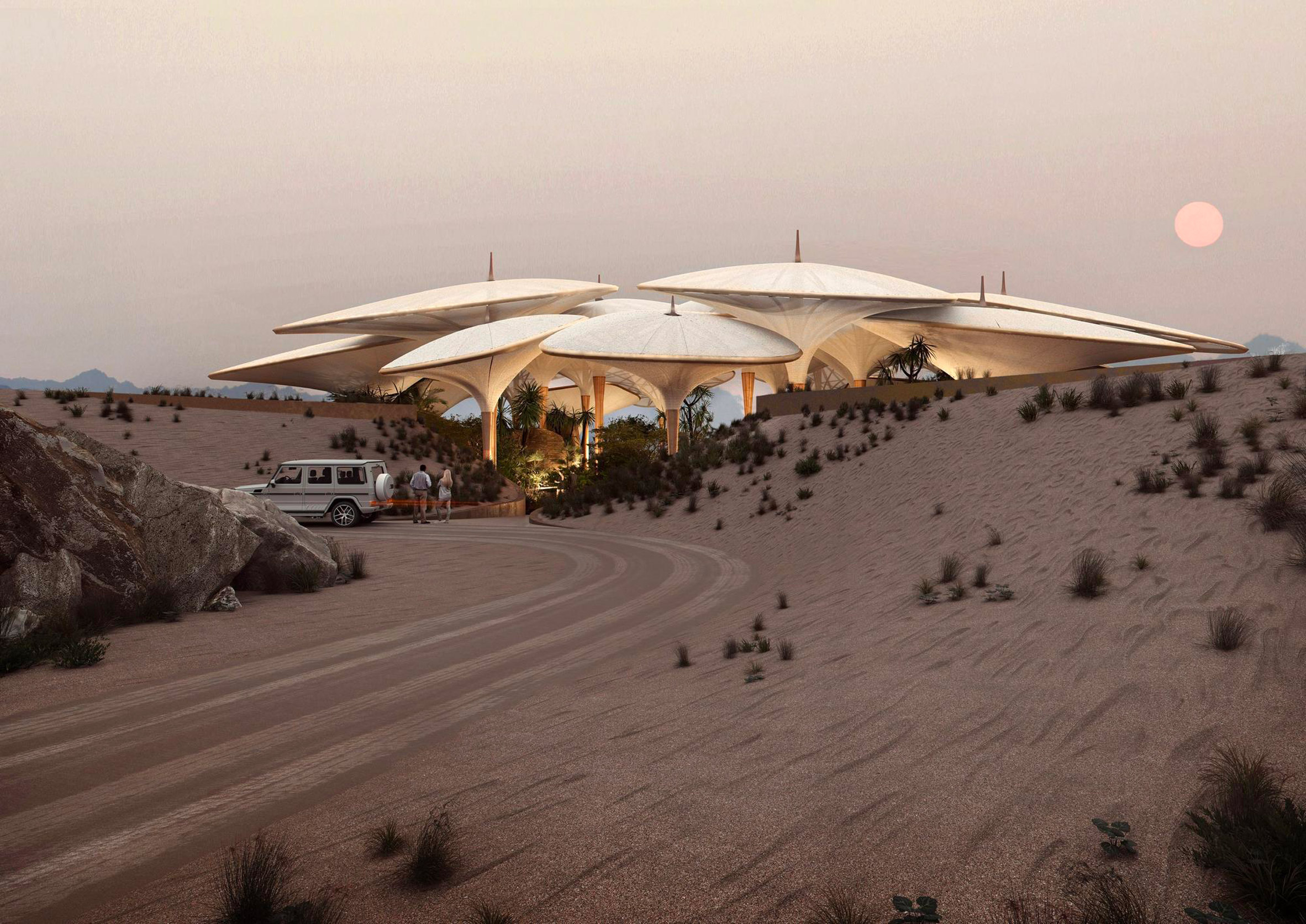 Presentan diseño de Southern Dunes, un hotel en medio del desierto - southern dunes 2