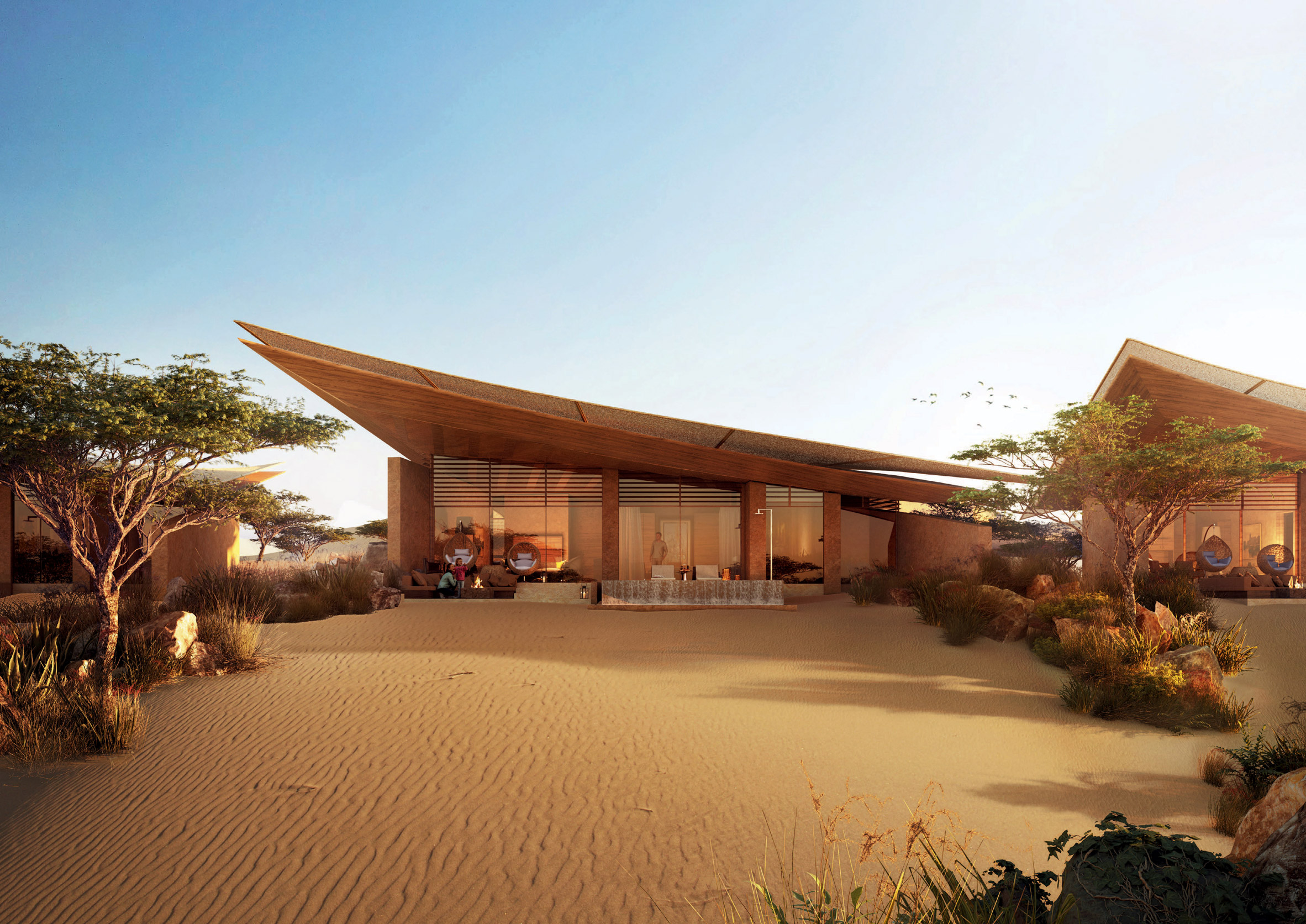 Presentan diseño de Southern Dunes, un hotel en medio del desierto - southern dunes