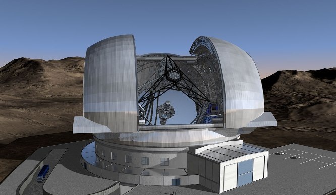 Construyen edificio para la instalación de telescopio robótico