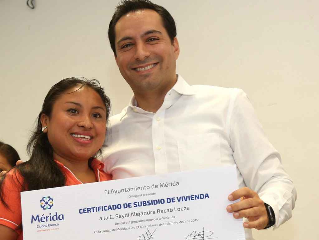 Se realizaron 997 acciones de vivienda en Mérida - vivienda 2.1