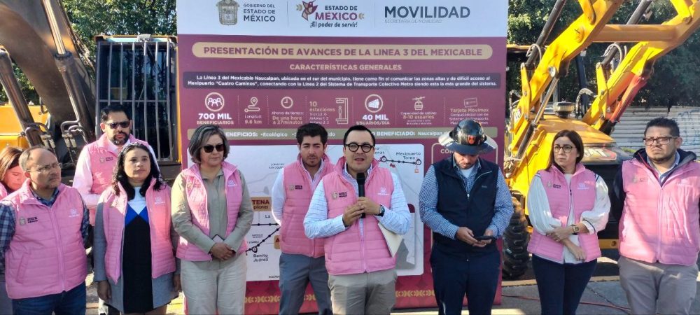 Edomex inicia la construcción de la Línea III del Mexicable