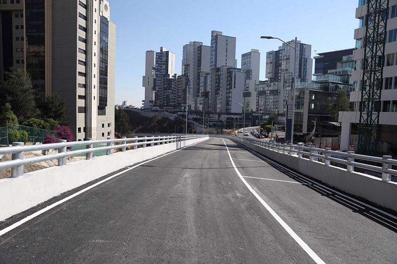 Edo Mex inaugura viaducto elevado en Interlomas