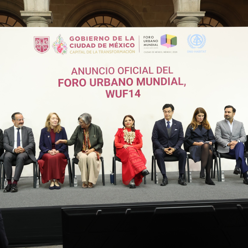 La CDMX será sede del WUF14 del 31 de julio al 4 de agosto de 2028, donde gobiernos y especialistas debatirán los retos urbanos