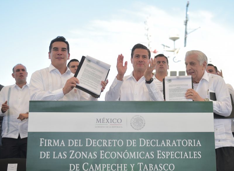 Enrique Peña estableció dos Zonas Económicas Especiales
